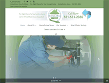 Tablet Screenshot of homechoiceplumbing.com